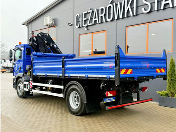 Tipper, Crane truck MAN TGM TGL TGS 18.250 // wywrotka 3-S + HDS HMF 1420 - K2 // bu: picture 3 Tipper, Crane truck MAN TGM TGL TGS 18.250 // wywrotka 3-S + HDS HMF 1420 - K2 // bu: picture 3