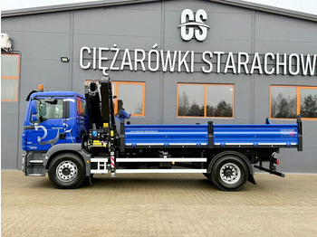 Tipper, Crane truck MAN TGM TGL TGS 18.250 // wywrotka 3-S + HDS HMF 1420 - K2 // bu: picture 4 Tipper, Crane truck MAN TGM TGL TGS 18.250 // wywrotka 3-S + HDS HMF 1420 - K2 // bu: picture 4