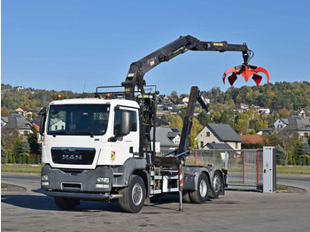 Hook lift truck, Crane truck MAN TGS 26.360: picture 2 Hook lift truck, Crane truck MAN TGS 26.360: picture 2