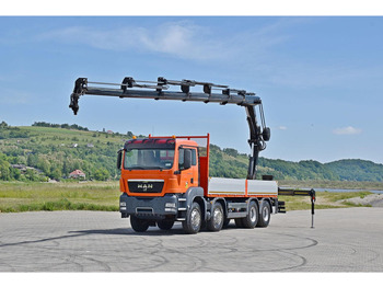 Dropside/ Flatbed truck, Crane truck MAN TGS 35.440: picture 2 Dropside/ Flatbed truck, Crane truck MAN TGS 35.440: picture 2