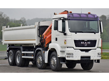Tipper, Crane truck MAN TGS 35.440 * KIPPER 5,80m + KRAN * TOPZUSTAND: picture 4
