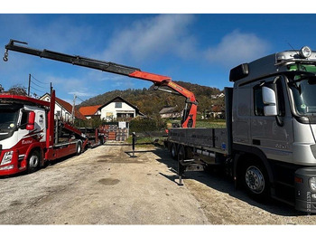 Dropside/ Flatbed truck, Crane truck Mercedes-Benz ACTROS 2641 6x2 Crane PALFINGER PK 36002: picture 4