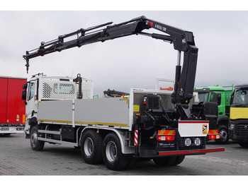 Dropside/ Flatbed truck, Crane truck Renault C 380 / 6x4 / SKRZYNIOWY 6,6 m / + HDS HIAB 188 x-hiduo wysów: 1: picture 3