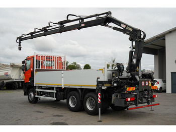 Dropside/ Flatbed truck, Crane truck Renault K 380 / 6X4 / SKRZYNIOWY 6.2 M / + HDS HIAB 166 ES-4 / MAX UDŹWI: picture 3