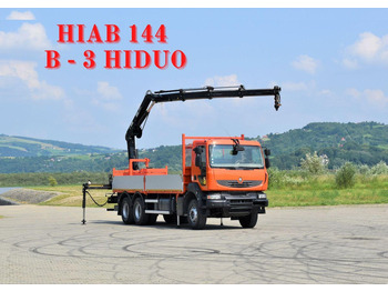 Dropside/ Flatbed truck RENAULT Kerax 410