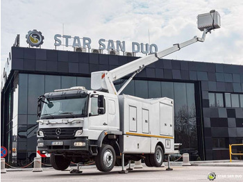 New Truck mounted aerial platform Mercedes-Benz  1529 4x4 Atego Lift Palfinger Wumag WT 230: picture 3