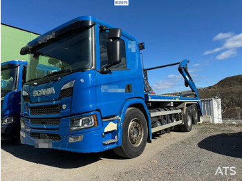Skip loader truck SCANIA P 340