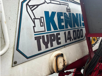 Dropside/ Flatbed semi-trailer Carnehl Stenen vervoer oplegger met Kennis kraan: picture 5