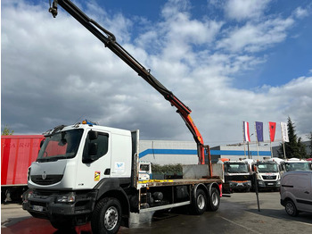 Dropside/ Flatbed truck, Crane truck Camion grue Renault 410 AL-454-TS: picture 2 Dropside/ Flatbed truck, Crane truck Camion grue Renault 410 AL-454-TS: picture 2