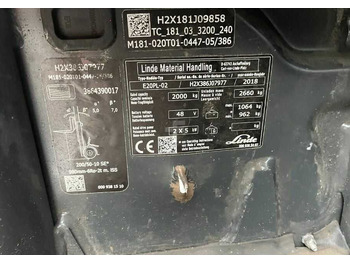 Electric forklift Linde E20PL-02: picture 4 Electric forklift Linde E20PL-02: picture 4