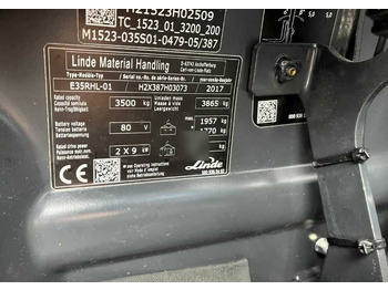 Electric forklift Linde E35RHL-01: picture 4