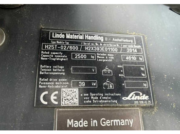 LPG forklift LINDE H25
