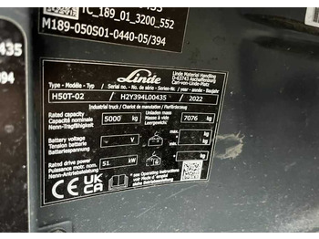 LPG forklift Linde H50T-02: picture 4
