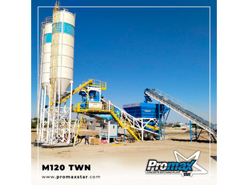 New Concrete plant Mobile Concrete Batching Plant M120-TWN (120m3/h): picture 2
