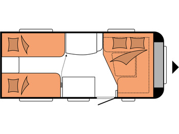 Caravan DE LUXE 460 LU: picture 2 Caravan DE LUXE 460 LU: picture 2