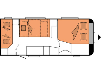 Caravan DE LUXE 560 KMFe: picture 2 Caravan DE LUXE 560 KMFe: picture 2