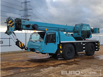 Rough terrain crane TEREX