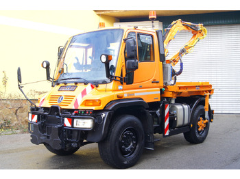 Utility/ Special vehicle Mercedes-Benz Unimog U 400/TÜV/Hydrostat/Mähtür +MULAG MHU 800: picture 2