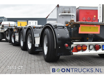 Container transporter/ Swap body semi-trailer D-Tec CT-60-05D COMBITRAILER | 2x20-30-40-45ft HC * 3x STEERING * 3x LIFT AXLE * NL TRAILER: picture 2
