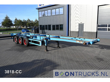 Container transporter/ Swap body semi-trailer KOHLER CS 40/220/3 FIXED CHASSIS | 2x20-30-40ft * STEEL SUSPENSION * SAF / DRUM: picture 4