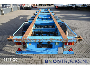 Container transporter/ Swap body semi-trailer KOHLER CS 40/220/3 FIXED CHASSIS | 2x20-30-40ft * STEEL SUSPENSION * SAF / DRUM: picture 2