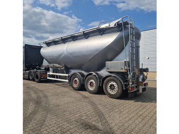 Tank semi-trailer zvvz 38000 liter aluminium GMP, veevoeder onderlosser met Vogelsang pomp: picture 2