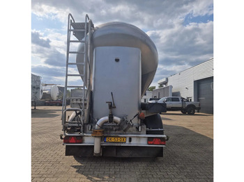 Tank semi-trailer zvvz 38000 liter aluminium GMP, veevoeder onderlosser met Vogelsang pomp: picture 3