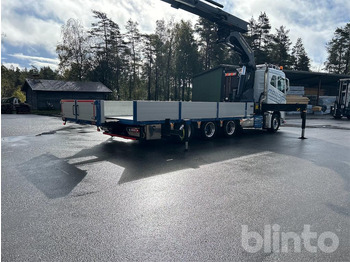 Dropside/ Flatbed truck, Crane truck VOLVO FH 8*4 Palfinger PK: picture 4