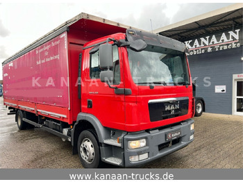 Curtainsider truck MAN TGM 15.250