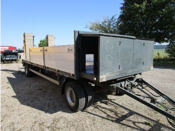 Dropside/ Flatbed trailer Koegel Tieflader hydraulische Rampen: picture 1