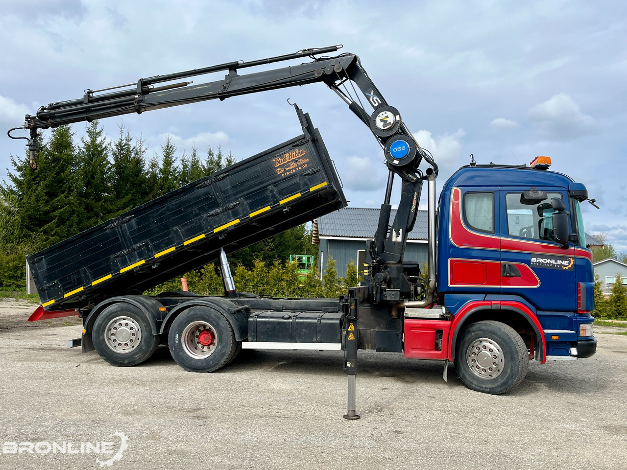 2002 SCANIA R114 6X2*4 Tipper+HIAB 166-e5 crane - Tipper, Crane truck: picture 4 2002 SCANIA R114 6X2*4 Tipper+HIAB 166-e5 crane - Tipper, Crane truck: picture 4