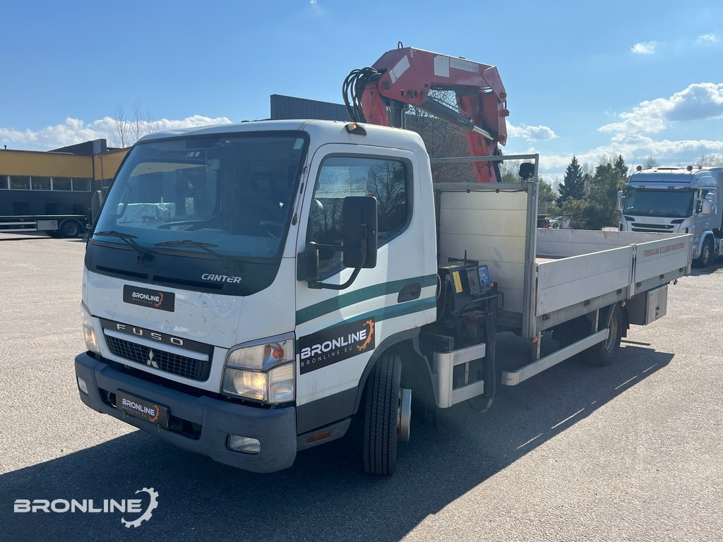 2011 Mitsubishi Fuso Canter + HMF 635K3 - Dropside/ Flatbed truck: picture 1 2011 Mitsubishi Fuso Canter + HMF 635K3 - Dropside/ Flatbed truck: picture 1