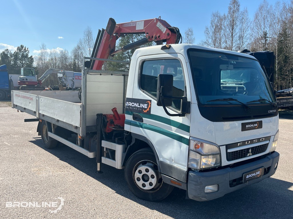 2011 Mitsubishi Fuso Canter + HMF 635K3 - Dropside/ Flatbed truck: picture 2 2011 Mitsubishi Fuso Canter + HMF 635K3 - Dropside/ Flatbed truck: picture 2