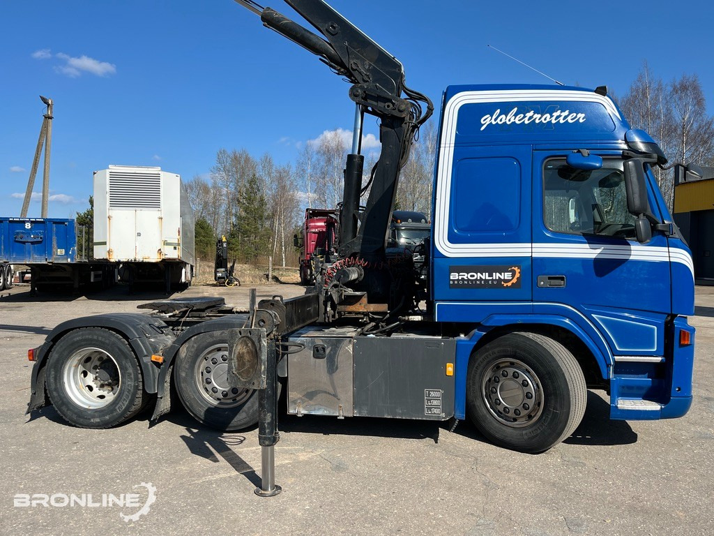 2008 VOLVO FM440 6x2+HIAB Crane+Platform trailer - Tractor unit: picture 4 2008 VOLVO FM440 6x2+HIAB Crane+Platform trailer - Tractor unit: picture 4