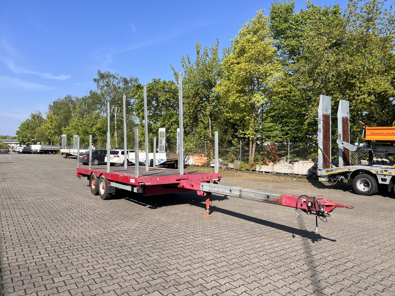 Auwaerter X-LTL110 Tandempritsche, ausziehbar - Dropside/ Flatbed trailer: picture 2 Auwaerter X-LTL110 Tandempritsche, ausziehbar - Dropside/ Flatbed trailer: picture 2