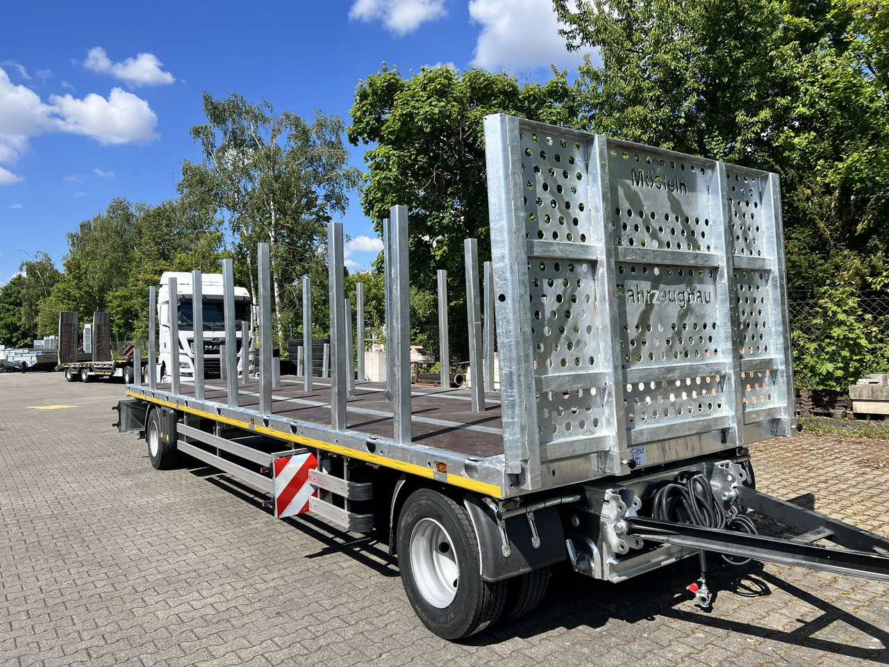 Möslein T 2 Plato 8,6m 2 Achs Jumbo- Plato- Anhänger - Dropside/ Flatbed trailer: picture 3 Möslein T 2 Plato 8,6m 2 Achs Jumbo- Plato- Anhänger - Dropside/ Flatbed trailer: picture 3