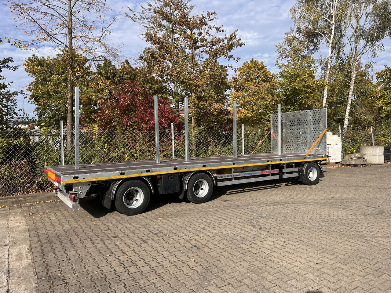 Möslein T 3 Plato 9 m 3 Achs Jumbo- Plato- Anhänger 9 m, Mega - Dropside/ Flatbed trailer: picture 3 Möslein T 3 Plato 9 m 3 Achs Jumbo- Plato- Anhänger 9 m, Mega - Dropside/ Flatbed trailer: picture 3