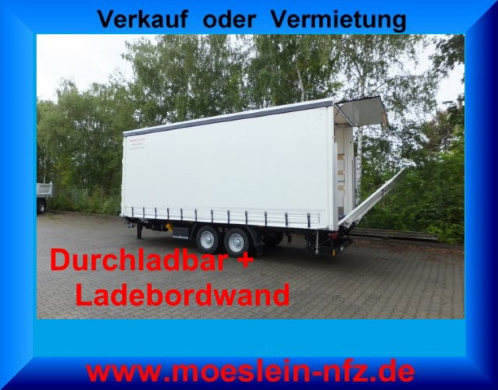 Möslein TPS 11 DL 7,30 neuer Planenanhänger, Ladebordwand + Durchladbar - Curtainsider trailer: picture 1 Möslein TPS 11 DL 7,30 neuer Planenanhänger, Ladebordwand + Durchladbar - Curtainsider trailer: picture 1
