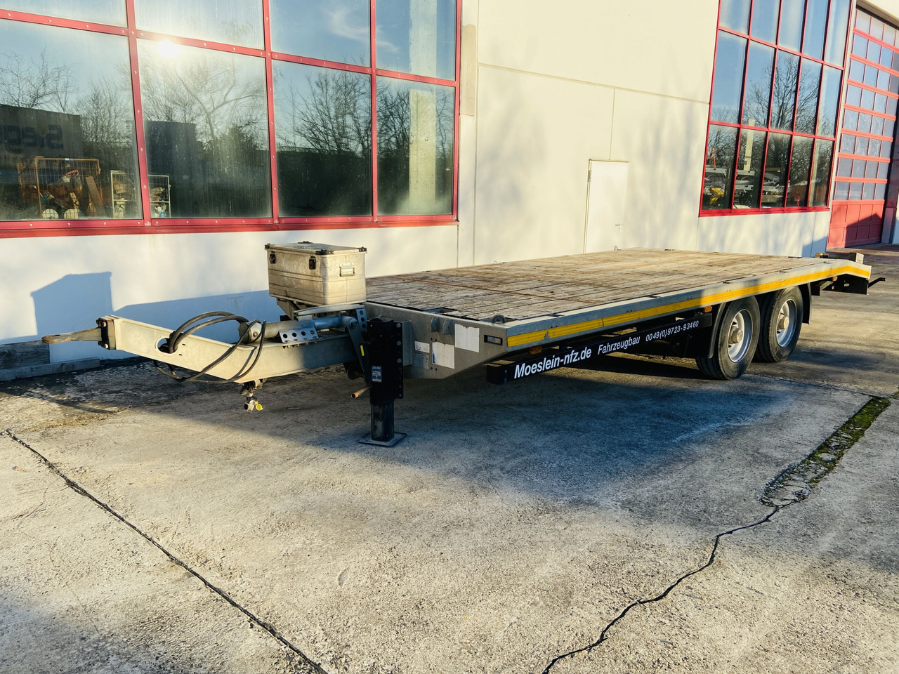 Möslein TTS 11 Schwebheim Tandemtieflader - Low loader trailer: picture 2 Möslein TTS 11 Schwebheim Tandemtieflader - Low loader trailer: picture 2