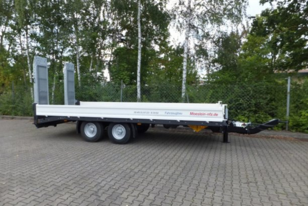 Möslein TTT 11- 6,28 Weiß Neuer Tandemtieflader - Low loader trailer: picture 2 Möslein TTT 11- 6,28 Weiß Neuer Tandemtieflader - Low loader trailer: picture 2