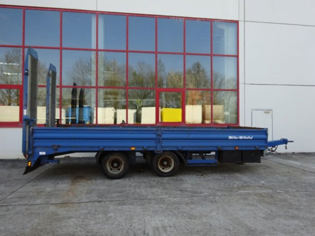 Müller Mitteltal ETUE-TA 18,0 18 t GG Tandemtieflader - Low loader trailer: picture 2 Müller Mitteltal ETUE-TA 18,0 18 t GG Tandemtieflader - Low loader trailer: picture 2