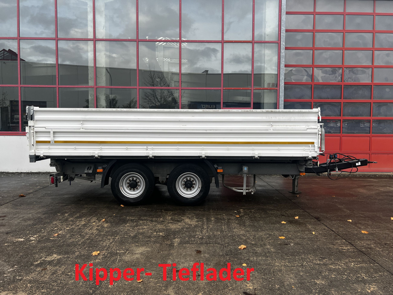 Schmid Fahrzeugbau DK 135 AR 13,5 t Tandemkipper mit Aufsatzbordwänden - Tipper trailer: picture 1 Schmid Fahrzeugbau DK 135 AR 13,5 t Tandemkipper mit Aufsatzbordwänden - Tipper trailer: picture 1