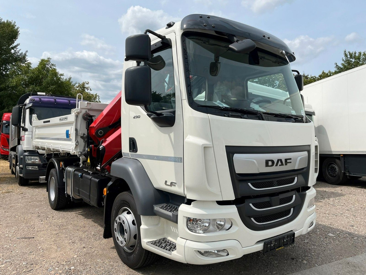 DAF LF 290 16t Meiller Krankipper Tageszulassung DAF LF 290 16t Meiller Krankipper Tageszulassung - Tipper, Crane truck: picture 2 DAF LF 290 16t Meiller Krankipper Tageszulassung DAF LF 290 16t Meiller Krankipper Tageszulassung - Tipper, Crane truck: picture 2