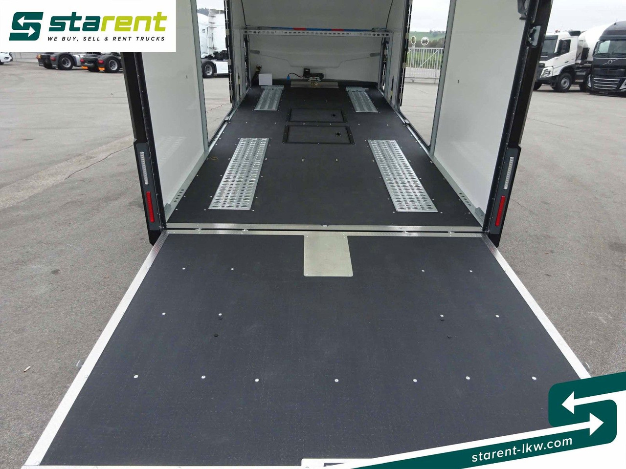Autotransporter trailer Brian James Race Transporter 7, Seilwinde, elektr. Klappe: picture 14