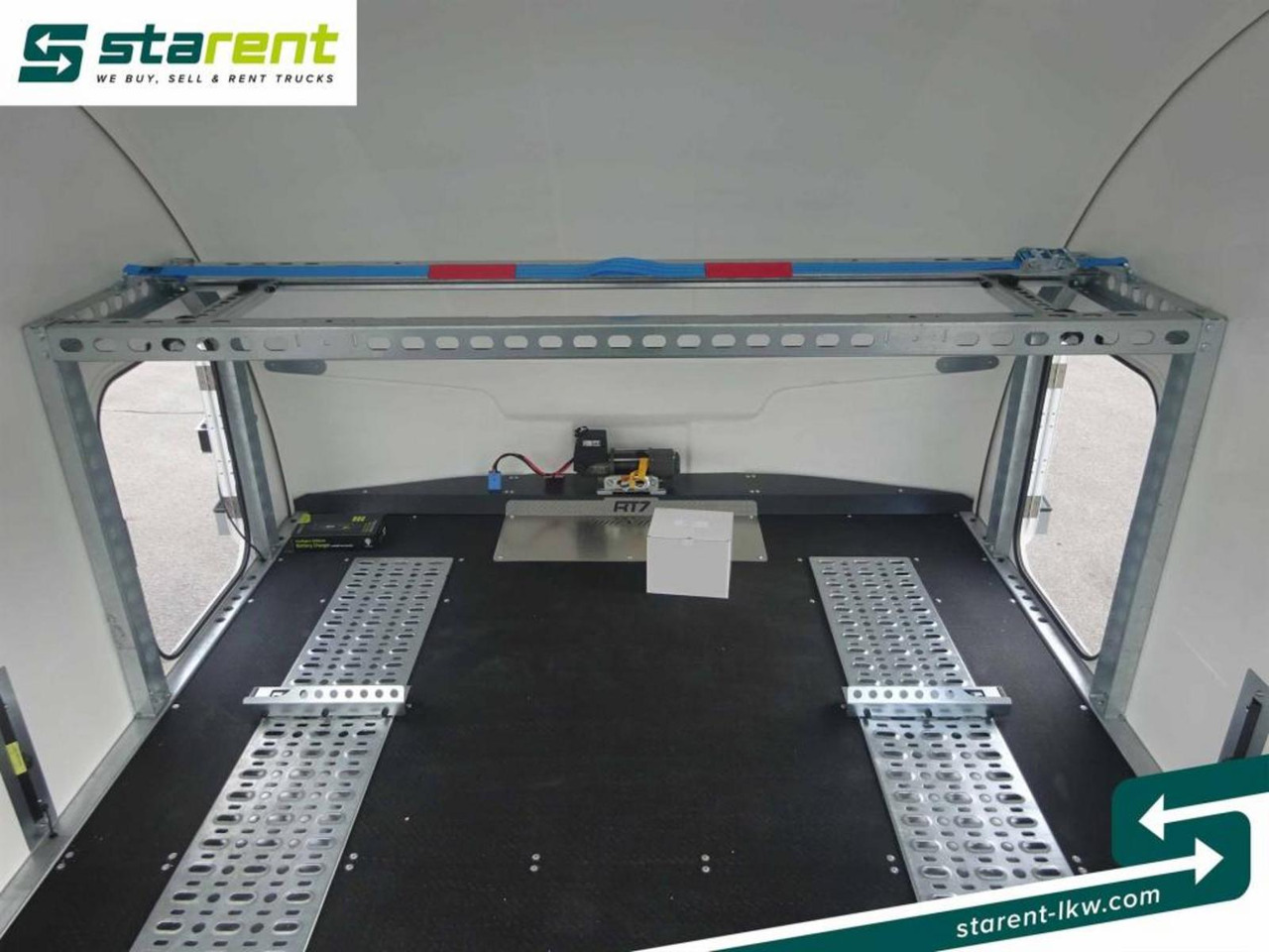 New Autotransporter trailer Brian James Trailers Race Transporter 7, Seilwinde, elektrische Klappe: picture 20