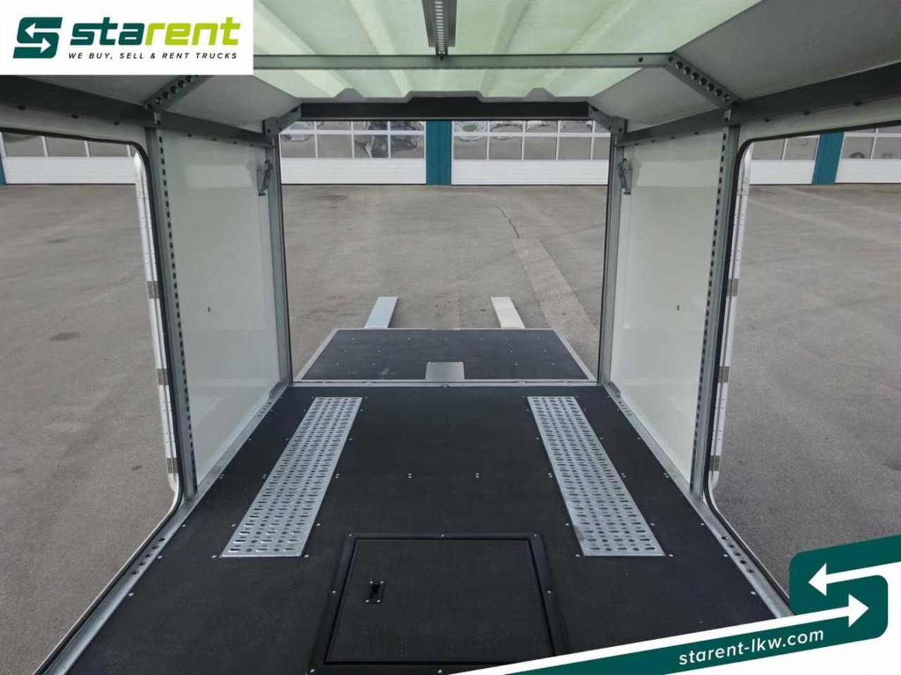 New Autotransporter trailer Brian James Trailers Race Transporter 7, Seilwinde, elektrische Klappe: picture 14