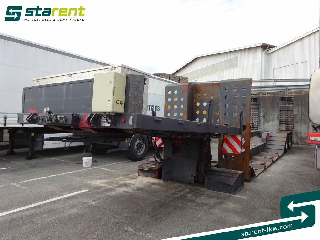 Low loader semi-trailer Faymonville Tieflader 2-Achser, Teleskopierbar, Laderampen: picture 1