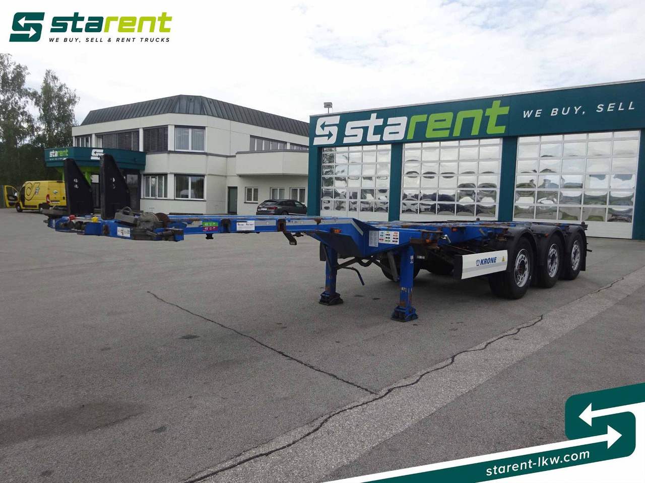Krone Mittel- und Heckausschub, ADR, Liftachse - Container transporter/ Swap body semi-trailer: picture 1 Krone Mittel- und Heckausschub, ADR, Liftachse - Container transporter/ Swap body semi-trailer: picture 1