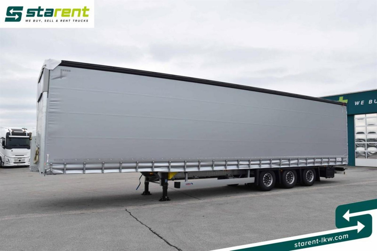 Schmitz Megatrailer Hubdach Liftachse D.C. 9.5-Zertifikat - Curtainsider semi-trailer: picture 1 Schmitz Megatrailer Hubdach Liftachse D.C. 9.5-Zertifikat - Curtainsider semi-trailer: picture 1