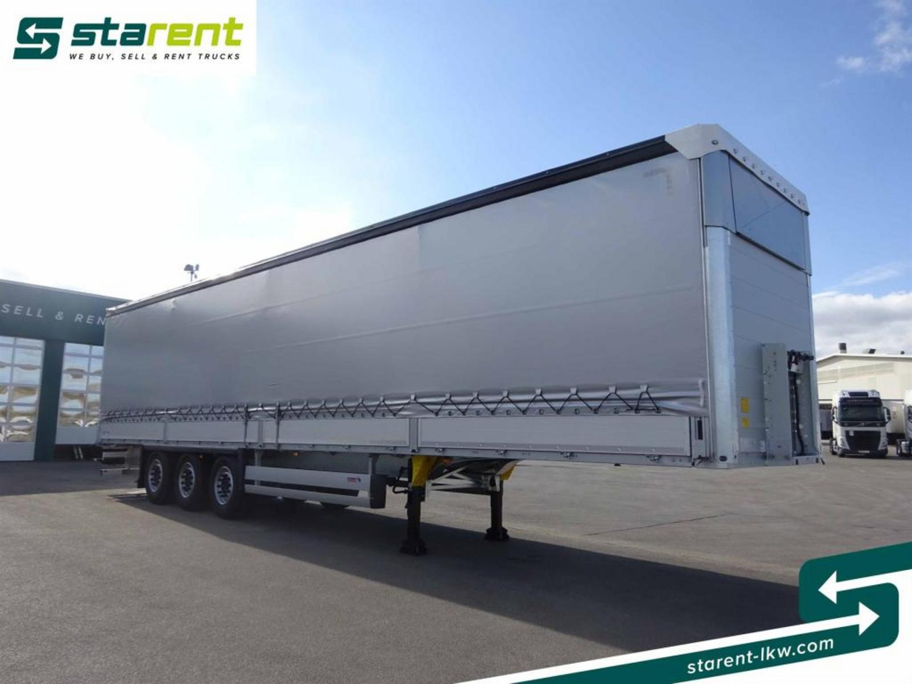 Schmitz Tautliner Bordwand 60cm Hubdach Liftachse - Curtainsider semi-trailer: picture 3 Schmitz Tautliner Bordwand 60cm Hubdach Liftachse - Curtainsider semi-trailer: picture 3
